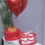 Ballon with cake